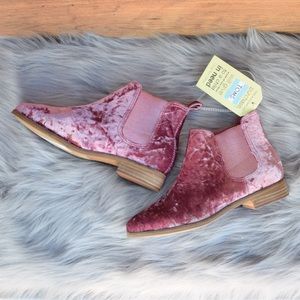 TOMS Suede Ella Booties